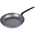 thumbnail image 1 of Met Lux 13 Inch Fry Pans, 6 No-Stick Frying Pans - Induction-Ready, Triple-Riveted, Silver Carbon Steel Cooking Skillets, Durable, For Searing, Sauteing, And Browning Food - Restaurantware, 1 of 8