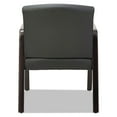 thumbnail image 4 of Alera ALERL4319E Reception Lounge WL Series 24.21 in. x 24.8 in. x 32.67 in. Guest Chair - Black Seat/Back, Espresso Base, 4 of 8