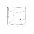 thumbnail image 3 of Sorra Home Daffodil Tufted Chair Cushion Round U-Shaped Back 19 x 19 x 3 (Set of 2), 3 of 3