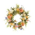 thumbnail image 3 of Corona de Primavera para Puerta de Entrada Corona de Flores Artificiales Decoración de Guirnaldas 18 en para Balcón de La Casa, 3 of 9