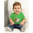 thumbnail image 2 of Cartoon Pug W Candy T-Shirt Infant -Image by Shutterstock,  18 Months, 2 of 4
