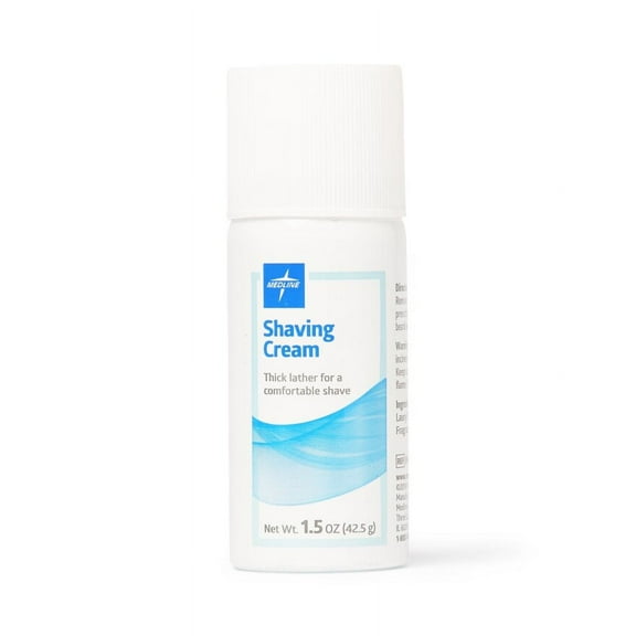 Medline MedSpa Shaving Cream, Scented, Travel-Size 1.5 oz. Can, Case of 144