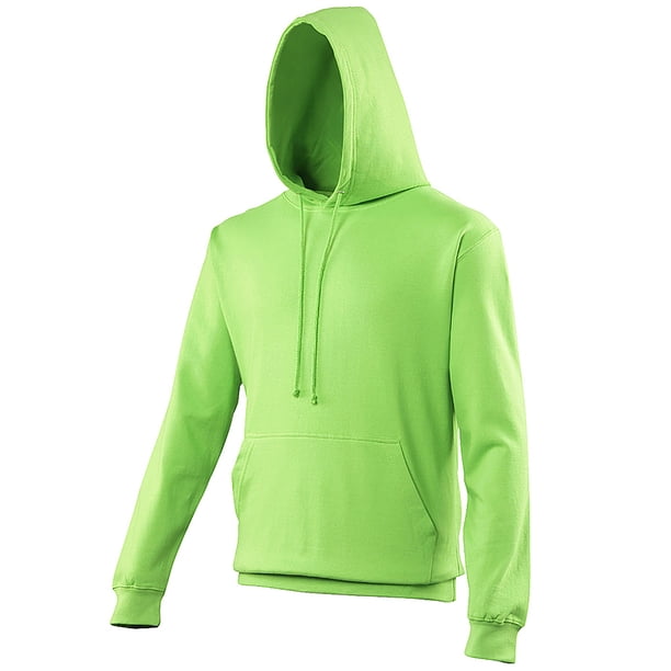 Awdis - Sudadera con capucha para adultos Unisex - Modelo college - Deporte/Gimnasio/Running (Verde Alien)