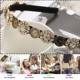 thumbnail image 4 of Diadema con diamantes para el pelo, diadema de oro barroco, accesorios de metal de moda para el pelo para mujeres y niñas, 4 of 5