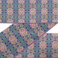 thumbnail image 6 of IBA Indianbeautifulart Brown Stripe & Paisley Ethnic Fabric Lace Dressmaking Velvet&nbsp;Trim&nbsp;Tape Printed Sewing Lace 9 Yards 2 Inches, 6 of 8
