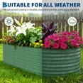 thumbnail image 3 of GloryStar Outdoor Galvanized Raised Bed, Metal Planter Box for Gardening, Rust-Resistant and Simple Assembly, 3 of 8