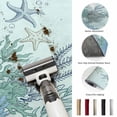 thumbnail image 5 of Area Rugs 3'x5', Ocean Coral Carpet Runner Indoor Outdoor Rugs Home Decor Aesthetic, Summer Coastal Sea Starfish Conch Blue Green Non Slip Mats Washable Accent Rug for Living Room Bedroom, 5 of 8