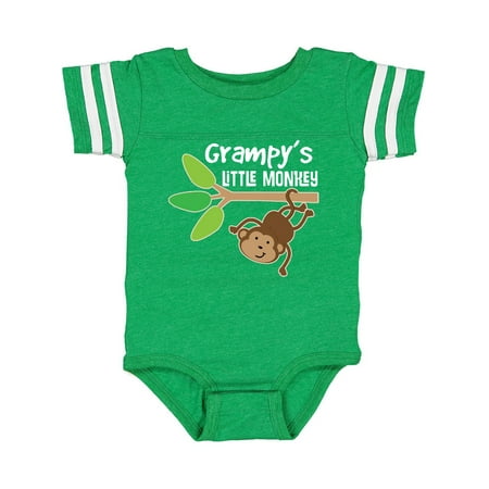 

Inktastic Grampy Little Monkey Grandchild Gift Outfit Gift Baby Boy or Baby Girl Bodysuit