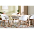thumbnail image 6 of South Shore Gravity Rubbed Black Desk and 1 Flam White and Wood Chair Set, 6 of 7