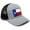 Grey/Black, variant on Texas Flag Hat for Men and Women – Lone Star Snapback Trucker Baseball Cap by International Tie (Navy/White)