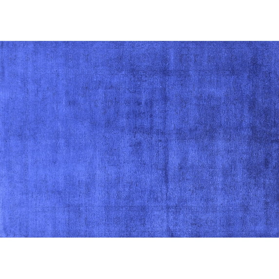 Ahgly Company Indoor Rectangle Oriental Blue Industrial Area Rugs, 3' x 5'
