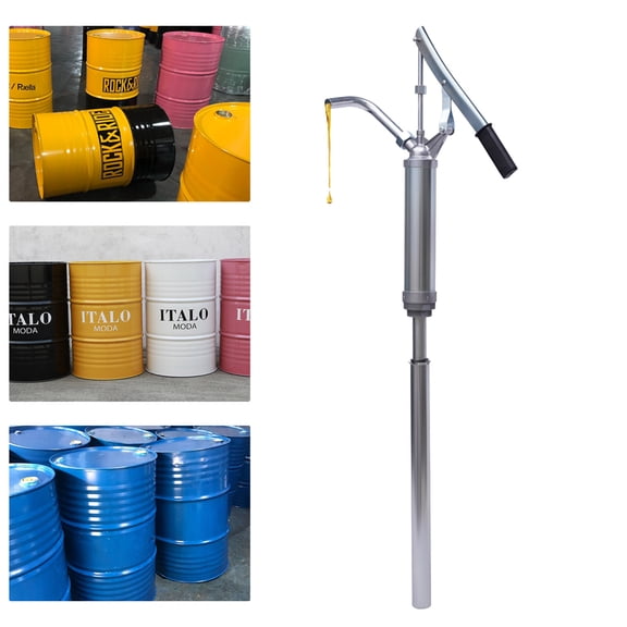 Miumaeov 33-55 Gallon Hand Barrel Pump for Universal Models with 30-55 GAL/113.56-208.2L