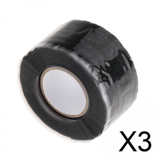 Tira autofundible,Cinta de agarre de goma de silicona Resistente al agua y a la intemperie,Cinta autofundente Estiramiento para canoa de kayak Flexible,Cinta de tira de sellado Sellado