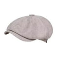 thumbnail image 3 of Boina, sombrero de golf, regalo, gorra plana para acampar, conducir, viajar, ir de compras, pescar. Gris claro, 3 of 9