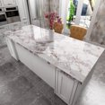 Livelynine 200x24 Inch Marble Contact Paper Self Adhesive Granite