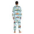 thumbnail image 4 of FORMRS Onesies Pajama for Adults Unisex Hoodie Winter Jumpsuit One Piece Sleepwear, Sizes S-2XL, Cartoon Train Pattern, 4 of 7