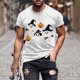 thumbnail image 1 of Blusas y camisas de manga corta y cuello redondo para hombre. Blusas/camisetas de manga corta con cuello redondo y estampado de Halloween para hombre. Blusa para hombre., 1 of 5