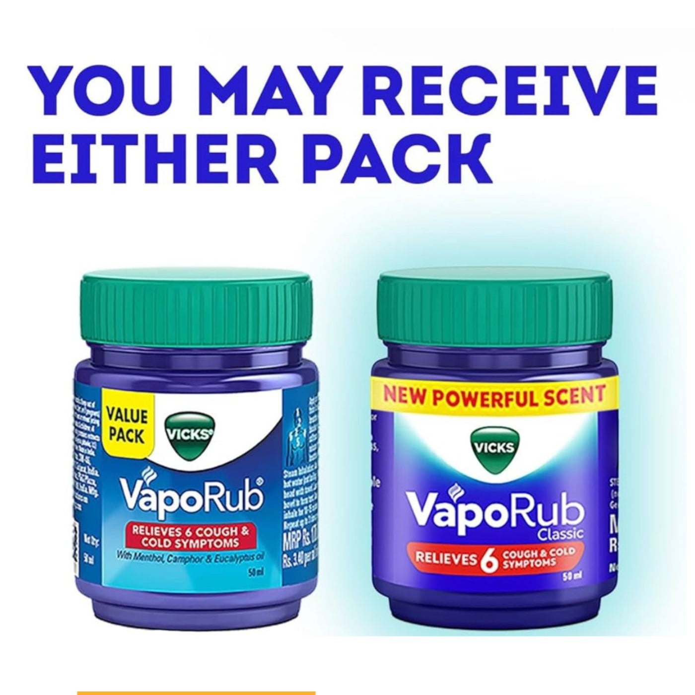 Vicks VapoRub Pack Of 3, Menthol, Camphor, Eucalyptus Oil, 50ml +