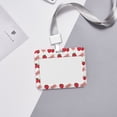 thumbnail image 6 of Susaid Strawberry Print ID Badge Holder with Double-Sided Windows Horizontal Hard Plastic Case Black Card Protector Pouch for Office School ID Credit Cards, 6 of 7