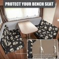 thumbnail image 2 of HELLHERO Celestial Skull Print Rv Dinette Cushion Covers, 2 Piece Soft Polyester Spandex Covers for Camper Booth Bench Seats and Camper Couch, 2 of 8