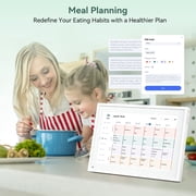 Tabwee 10.1 Inch WiFi Digital Calendar, Smart Touchscreen Interactive Display for Family Schedules Chore Chart, Meal Planner, To Do List, Smart Sync Switchable Digital Photo Frame w/Desk Stand