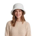 thumbnail image 3 of Deago Women Winter Bucket Hat Vintage Cloche Hats Warm Faux Fur Wool Outdoor Fisherman Cap (White), 3 of 8