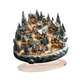 thumbnail image 1 of Letrero de mesa con decoraciones navideñas, adornos coleccionables, expositor de escritorio con base A, 1 of 9
