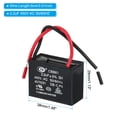 thumbnail image 2 of CBB61 Ceiling Fan Capacitor, 5Pcs 2.2uF 450V AC 50/60HZ with 2 Wires 38x30x29mm, 2 of 6