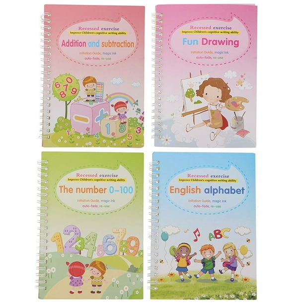 Copybook Workbook Practice Handwriting Tracing Book Kids English