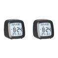 thumbnail image 1 of Reloj despertador digital con temperatura humedad escritorio (-Luz) blanco, 1 of 3