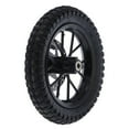 thumbnail image 2 of Neumático De Goma De La Rueda Delantera, Neumático De La Rueda Delantera De Goma Pernos Del Piñón Del Freno De Disco De 12.5x2.75in Para Mini Moto De Cross De 2 Tiempos De 47, 2 of 7
