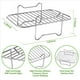 thumbnail image 3 of 2X Estante de Freidora de Aire para Freidoras de Aire de Doble Cesta, Estante Deshidratador para Accesorios de Freidora de Aire Ninja Foodi DZ201 DZ401, 3 of 5