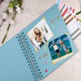 thumbnail image 3 of CSChome Photo Album Scrapbook Photo Album Scrapbook Kraft Flexible Coil Design DIY Memory Book for Family Wedding, 3 of 6