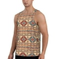 thumbnail image 2 of Cauagu Traditional Tribal Aztec Print Men's Sleeveless Muscle Shirts,Tank Tops Quick Dry Workout Tank Top Gym Muscle Tee Fitness Bodybuilding T Shirt for Men-Large, 2 of 7