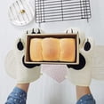 thumbnail image 5 of Guantes para horno, manoplas para horno resistentes al calor, 1 par de bonitos guantes para horno con forma de garra de oso, diseño antideslizante de silicona, adecuados para cocinar, hornear, asar a, 5 of 5