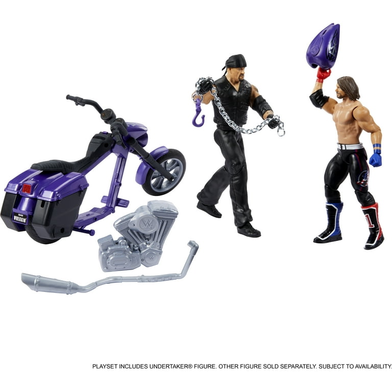 WWE Wrekkin' Boneyard Slamcycle Set Motorcycle & Undertaker