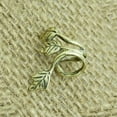 thumbnail image 7 of Yesbay 1Pc Vintage Alloy Ear Stud Leaf Design Earring Ear Cuff Clip Ear Ring Jewelry-Silver, 7 of 7