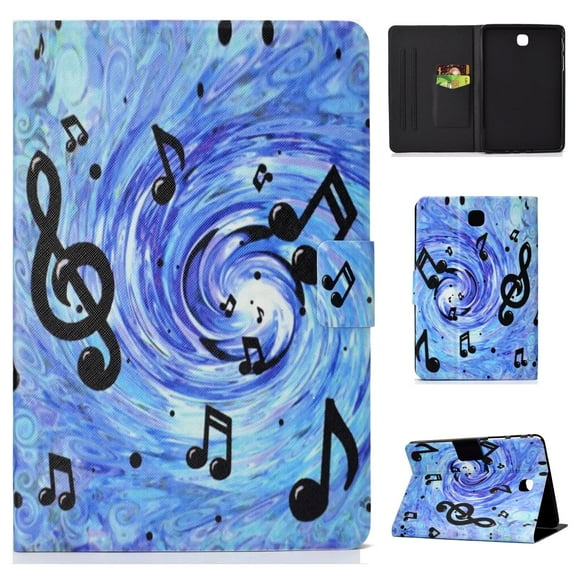 Galaxy Tab A 8.0 SM-T350 Case, Allytech PU Leather Folio Multi Angles Stand Smart Cover with Auto Wake Sleep for Samsung Galaxy Tab A 8.0 SM-T350/T355/P350/P355(2015), Music