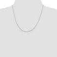 thumbnail image 3 of Diamond2Deal 925 Sterling Silver .85 mm Diamond-cut Round Spiga Chain Necklace for Women 30", 3 of 5