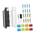thumbnail image 1 of lionlar 8 Way Fuse Box Automobiles SUV RV Blade Fuses Trucks Blade Fuse Block Holder, 1 of 9