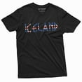 thumbnail image 3 of Iceland T-Shirt Mens Womens Tee Icelandic Flag Coat Of Arms Nordic Viking Tee Shirt (Small Grey), 3 of 6