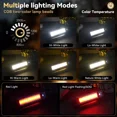 thumbnail image 4 of Rechargeable work light with stand, cordless work light with three COB L..., 4 of 4