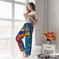 thumbnail image 5 of Sikiie Vibrant Rainbow Parrot Fantasy Women’s Lounge Pants, Lounge Pants Sleep Bottoms, Lounge for Women, Womens Pajama Pants -X-Large, 5 of 6