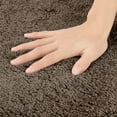 thumbnail image 3 of Unique Bargains Bathroom Soft Plush Mats Non-Slip Quick Dry Anti-Skid Shaggy Bath Rugs Brown 20"x32", 3 of 7