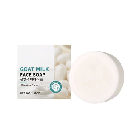 Goat Milk Cleansing Soap Bar For Sensitive Skin Moisturizing Plastic Jar
