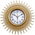 thumbnail image 1 of Reloj de pared SUKYING Gold Sunburst de 25 cm, funciona con pilas, 1 of 7