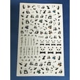 thumbnail image 5 of Panda love black and white nail art stickers - Fun and unique, 5 of 6