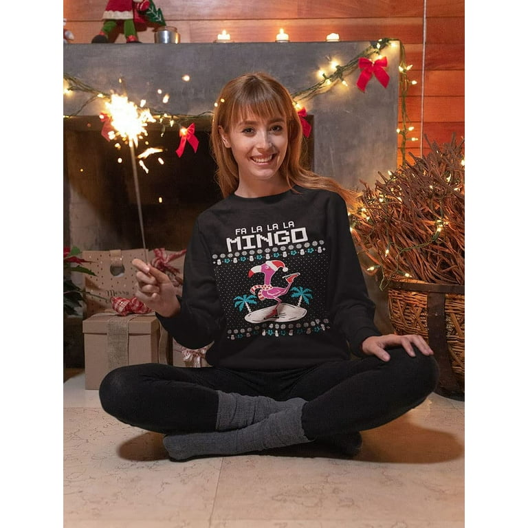 Flamingo on sale sweater walmart