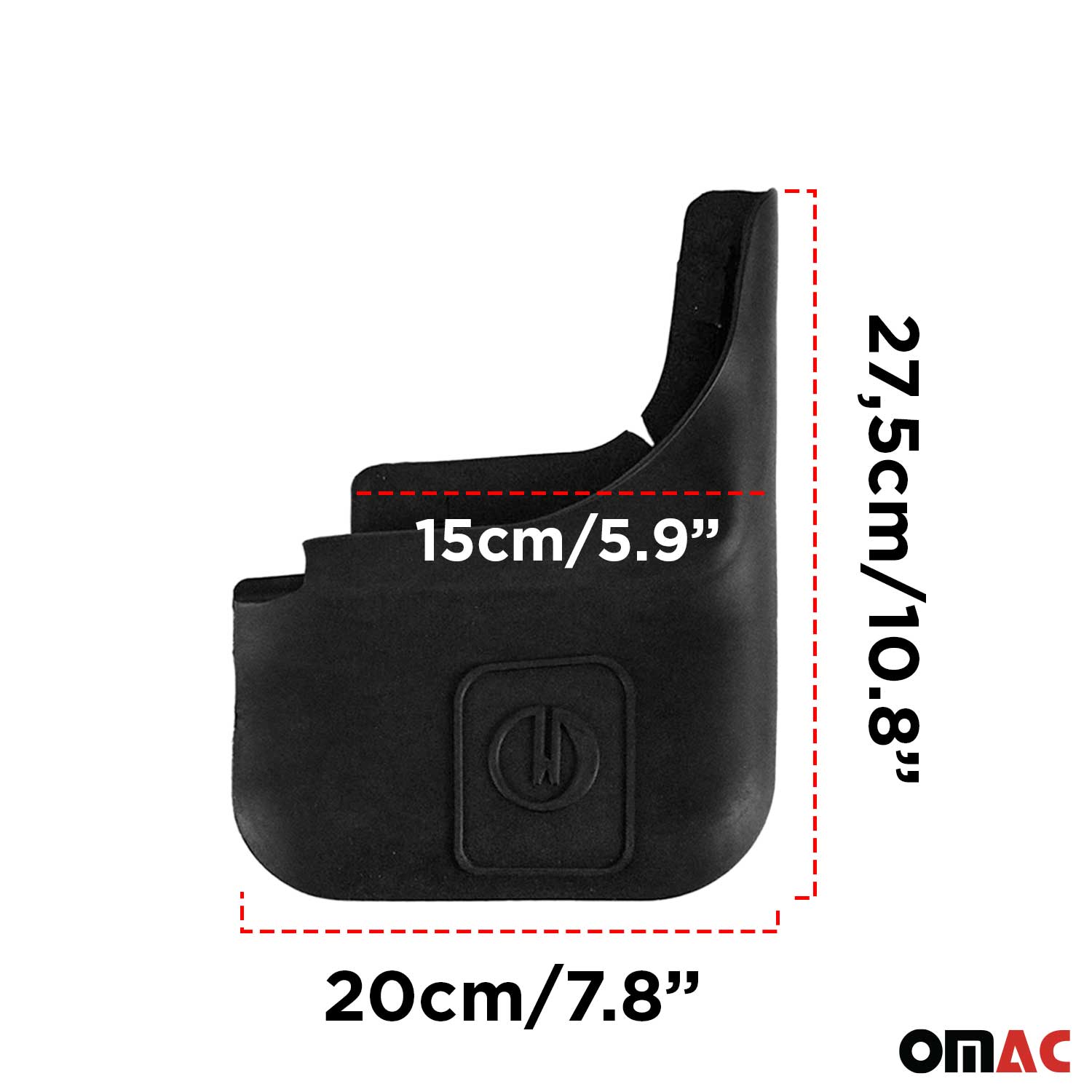 OMAC Mud Guards Splash Mud Flaps for Ford Escape 2013-2019 Black 4 Pcs
