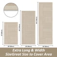 thumbnail image 3 of Vaparinckl Kitchen Rug, [3 Pieces] Kitchen Rug Sets with Non-Slip Baking for Kitchen Floor Comfort Standing, Kitchen Mat for Hallway or Entryway(20"x32"+20"x47"+20"x59"), 3 of 7